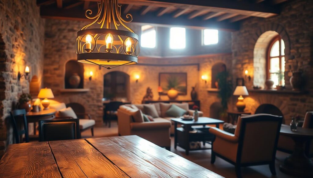 Tuscan interior design elements