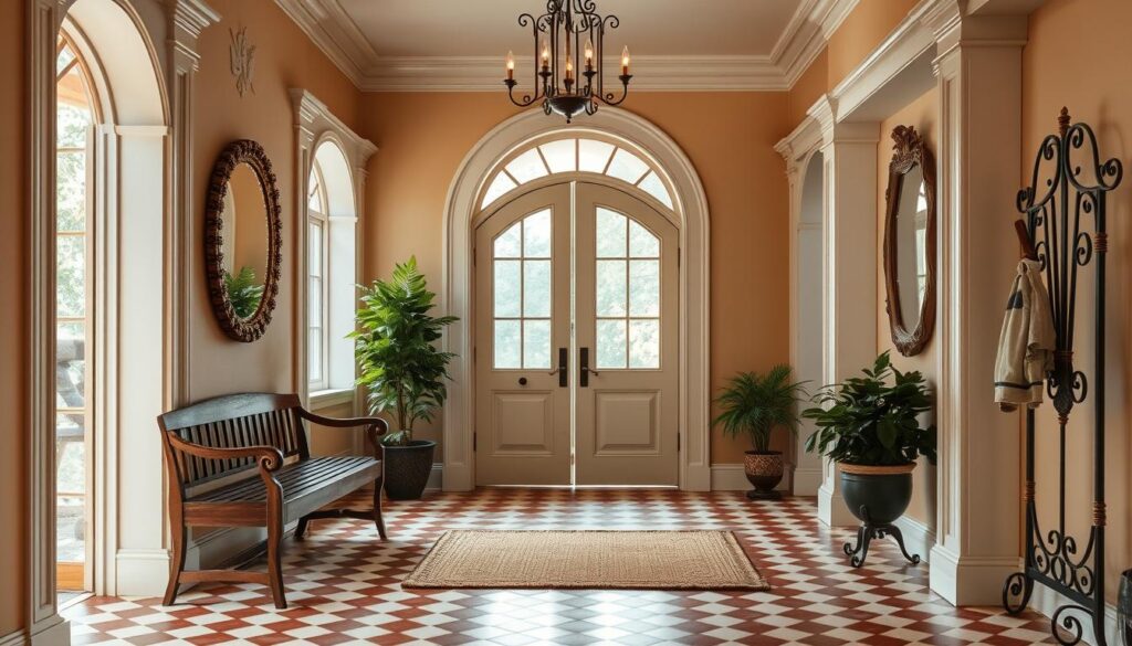 colonial home decor entryway