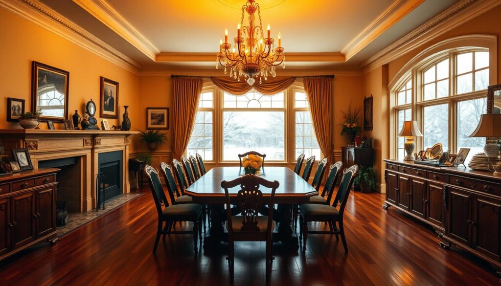 iconic movie house dining room