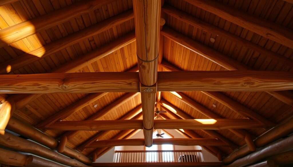log home ceiling design