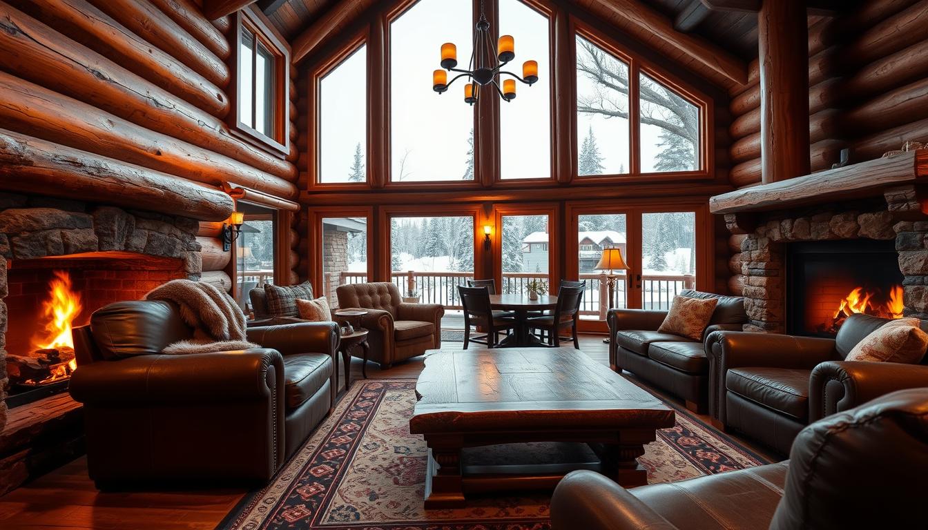 log home interiors