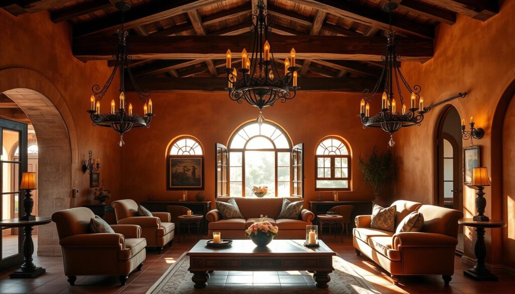 spanish decor lighting