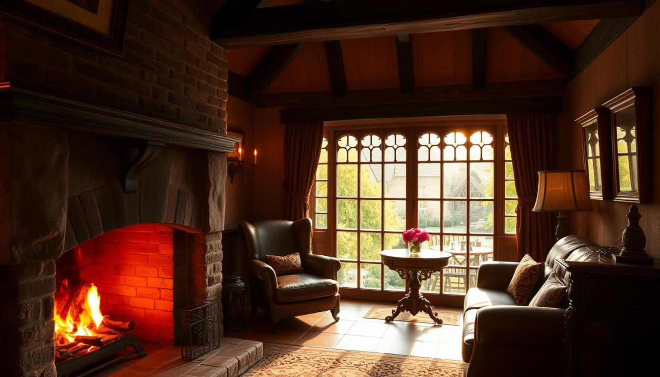tudor style home interior