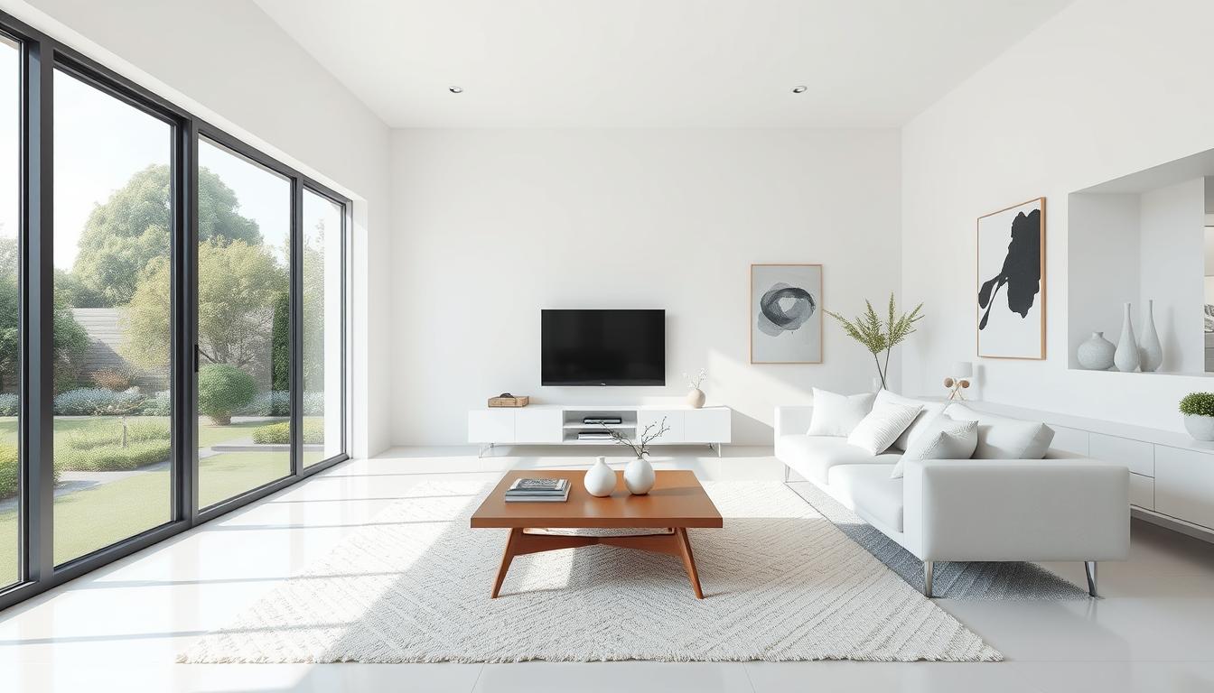 white home interior design