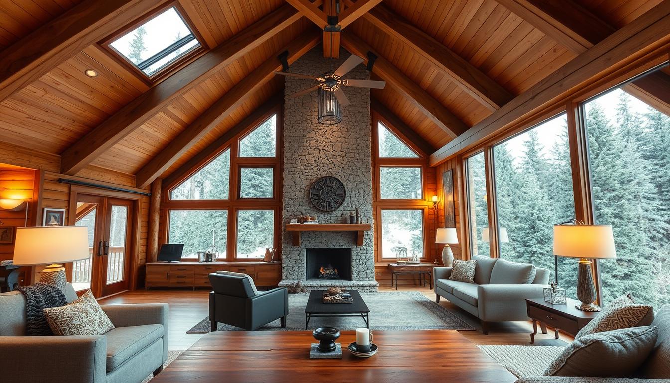 a frame home interior