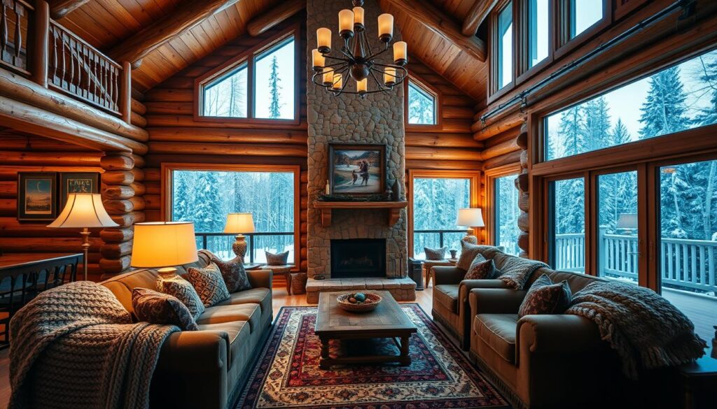 beautiful log home interiors