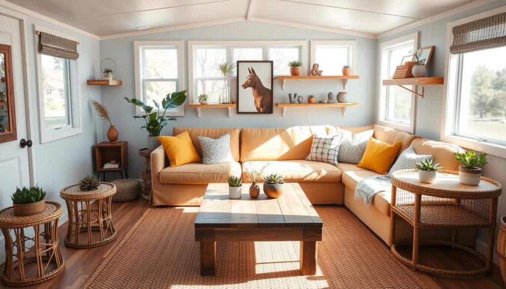 budget-friendly mobile home color schemes
