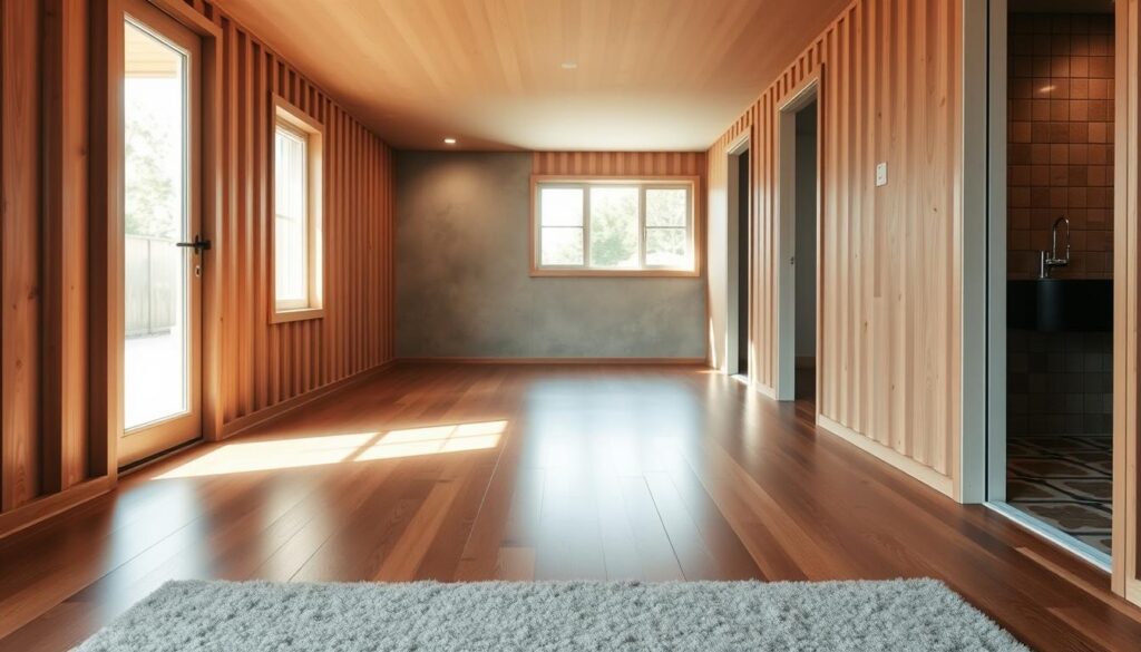 container home flooring options
