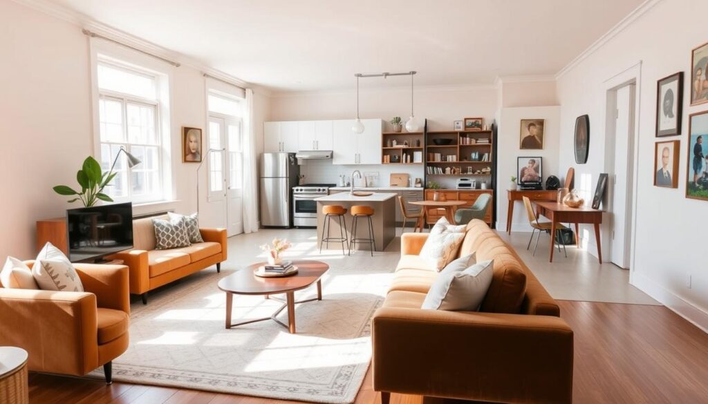 contemporary row home interiors