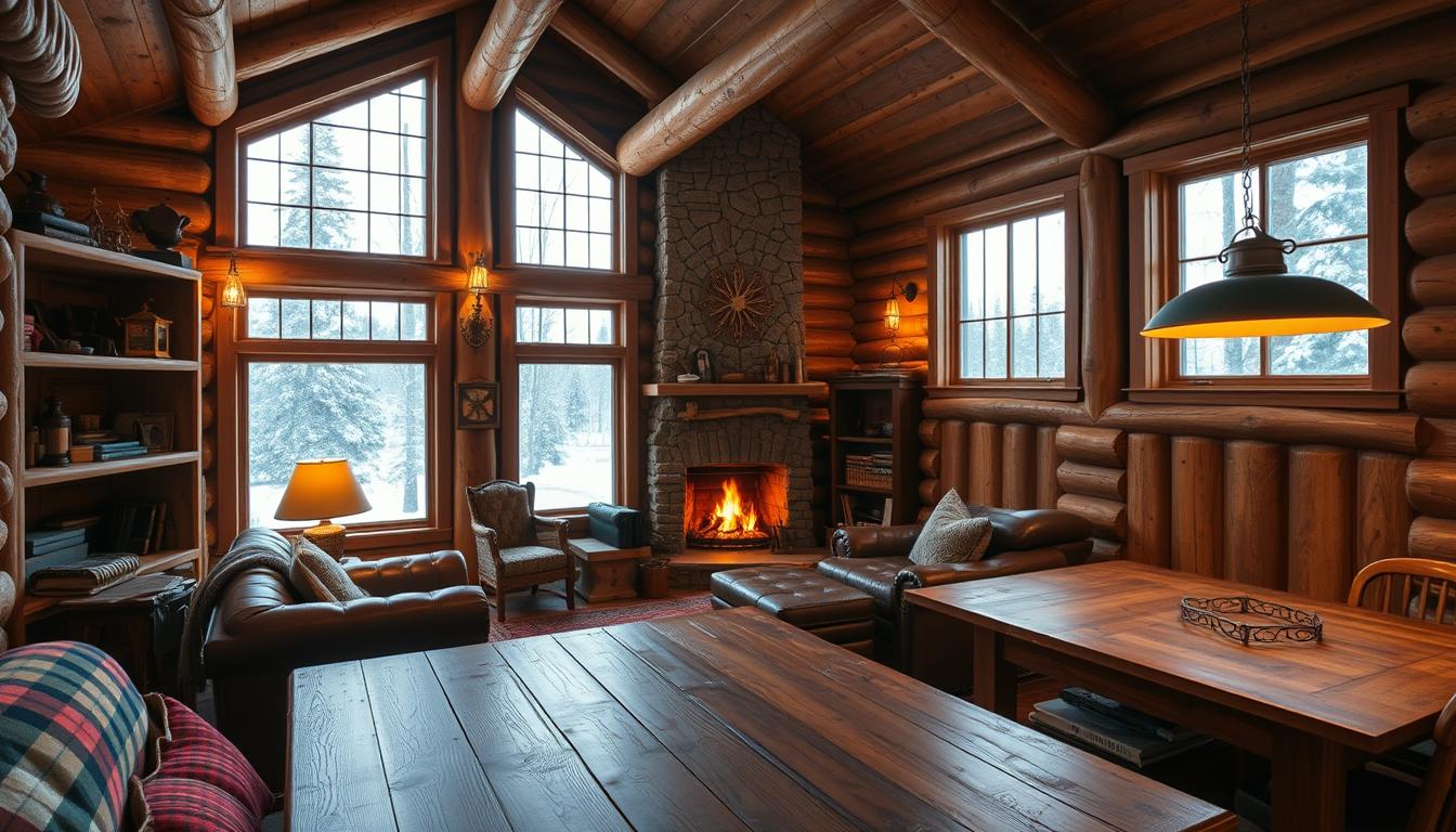log homes pictures interior