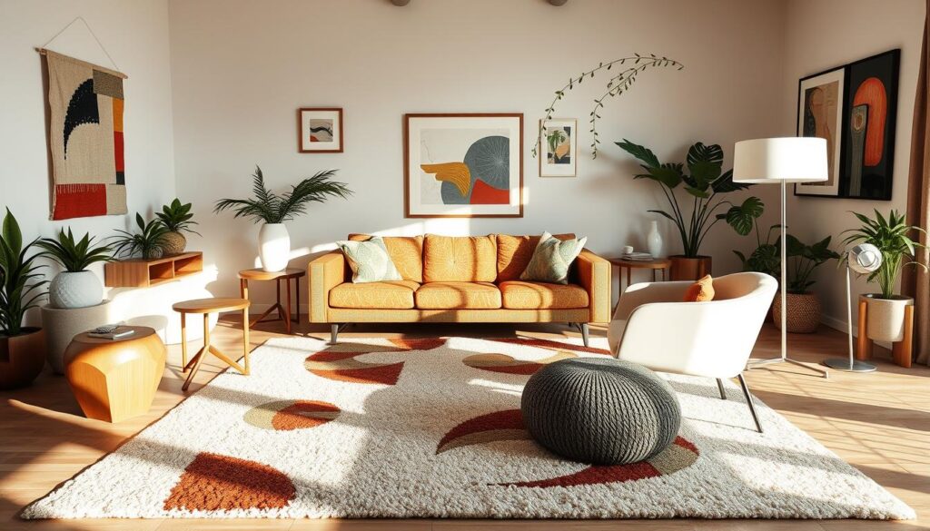 mid century modern patterns and textures