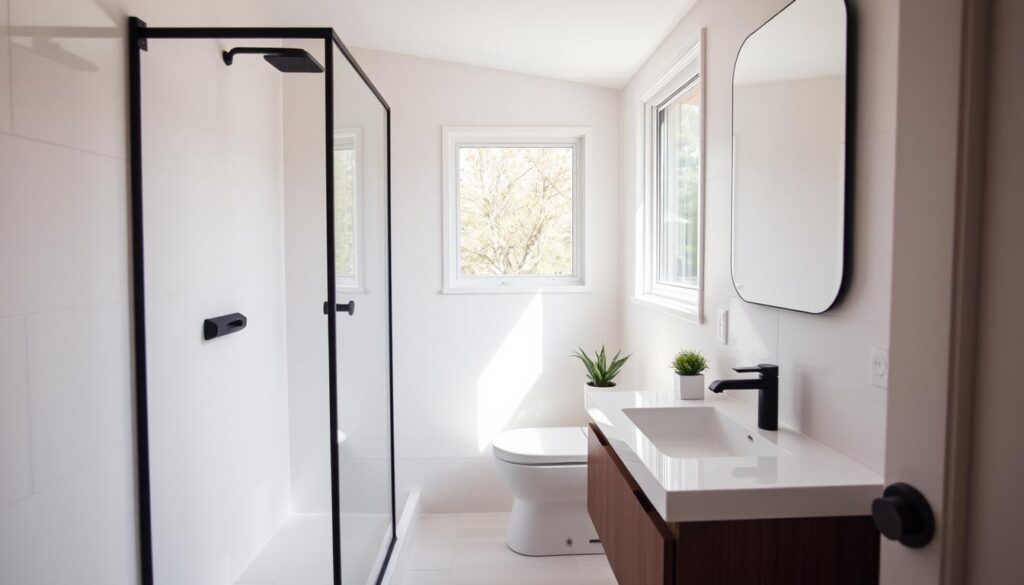 minimalist tiny house decor bathroom