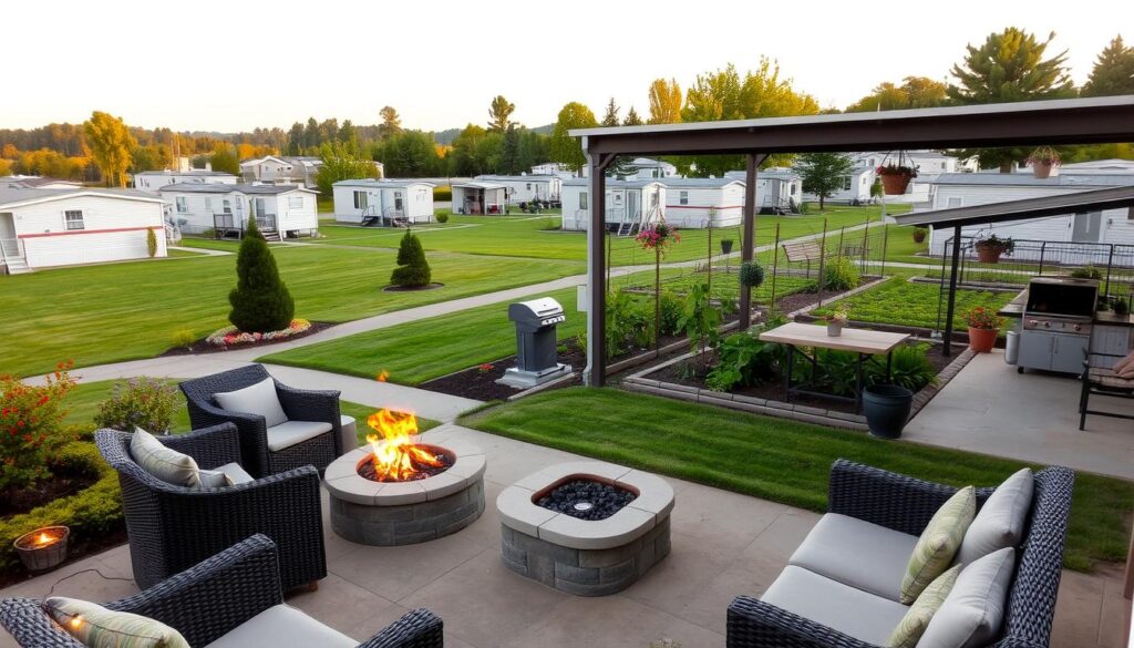 mobile home outdoor spaces
