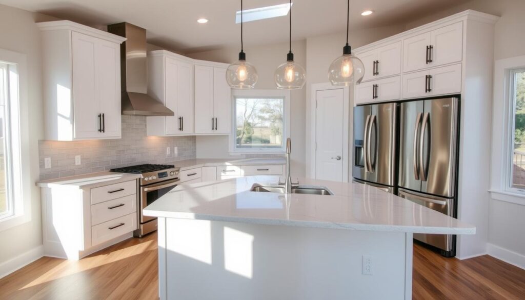 modern mobile home kitchen