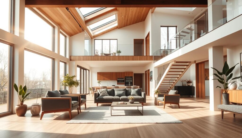 modern split level home decor with natural light modern split level home decor with natural light