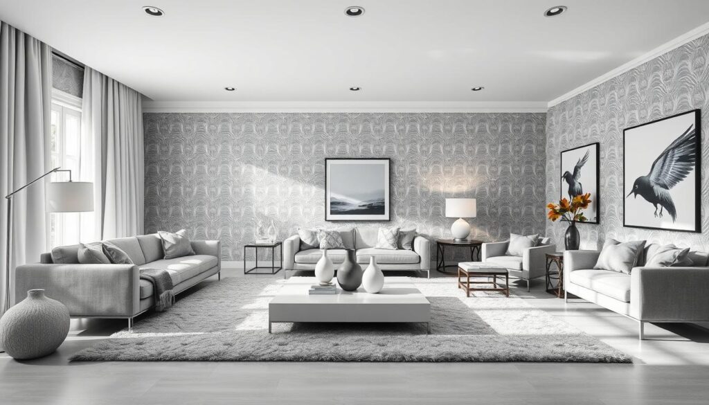 monochrome home decor