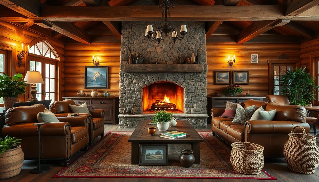 rustic home interior