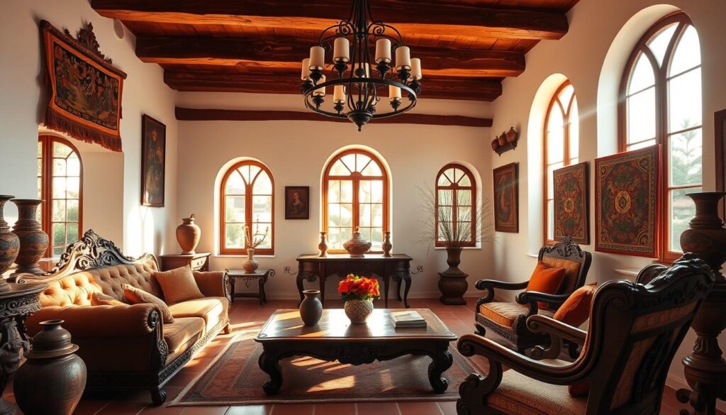 spanish villa interior design